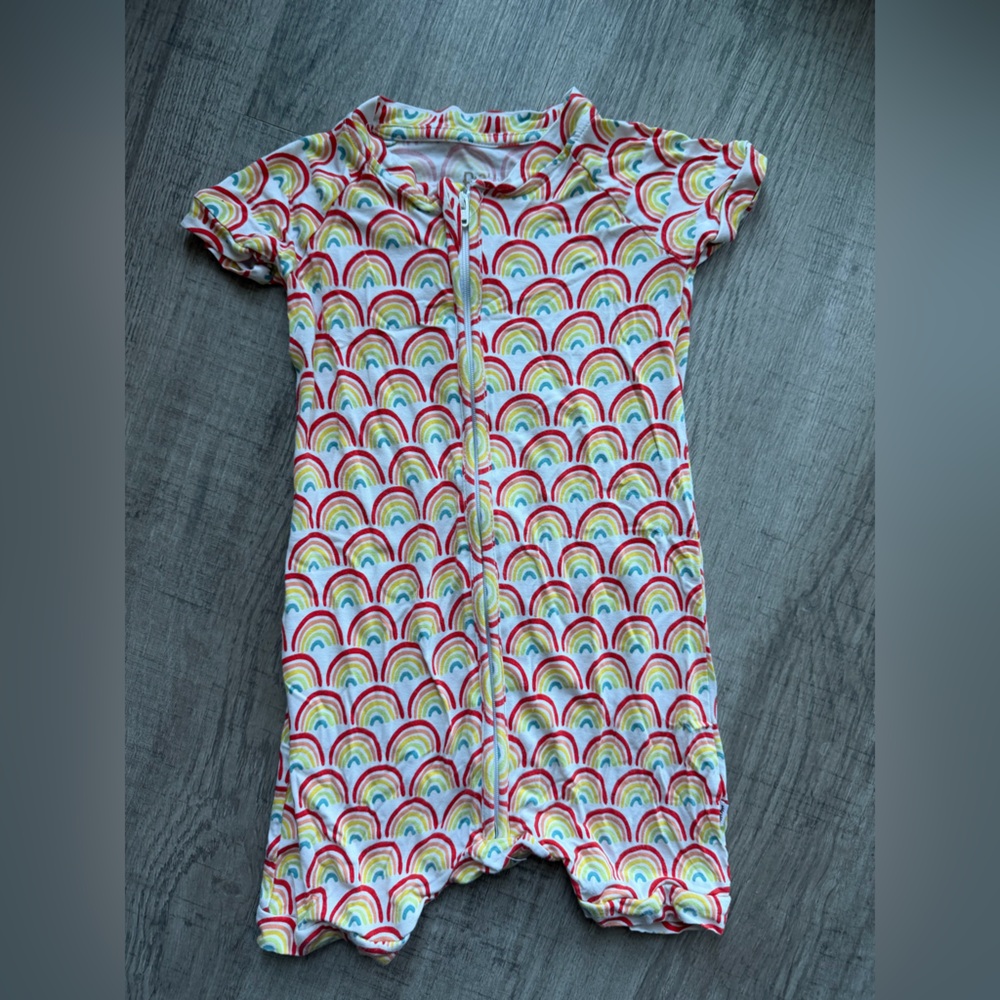 Colorful Rainbow Kids Sleepwear Super Soft